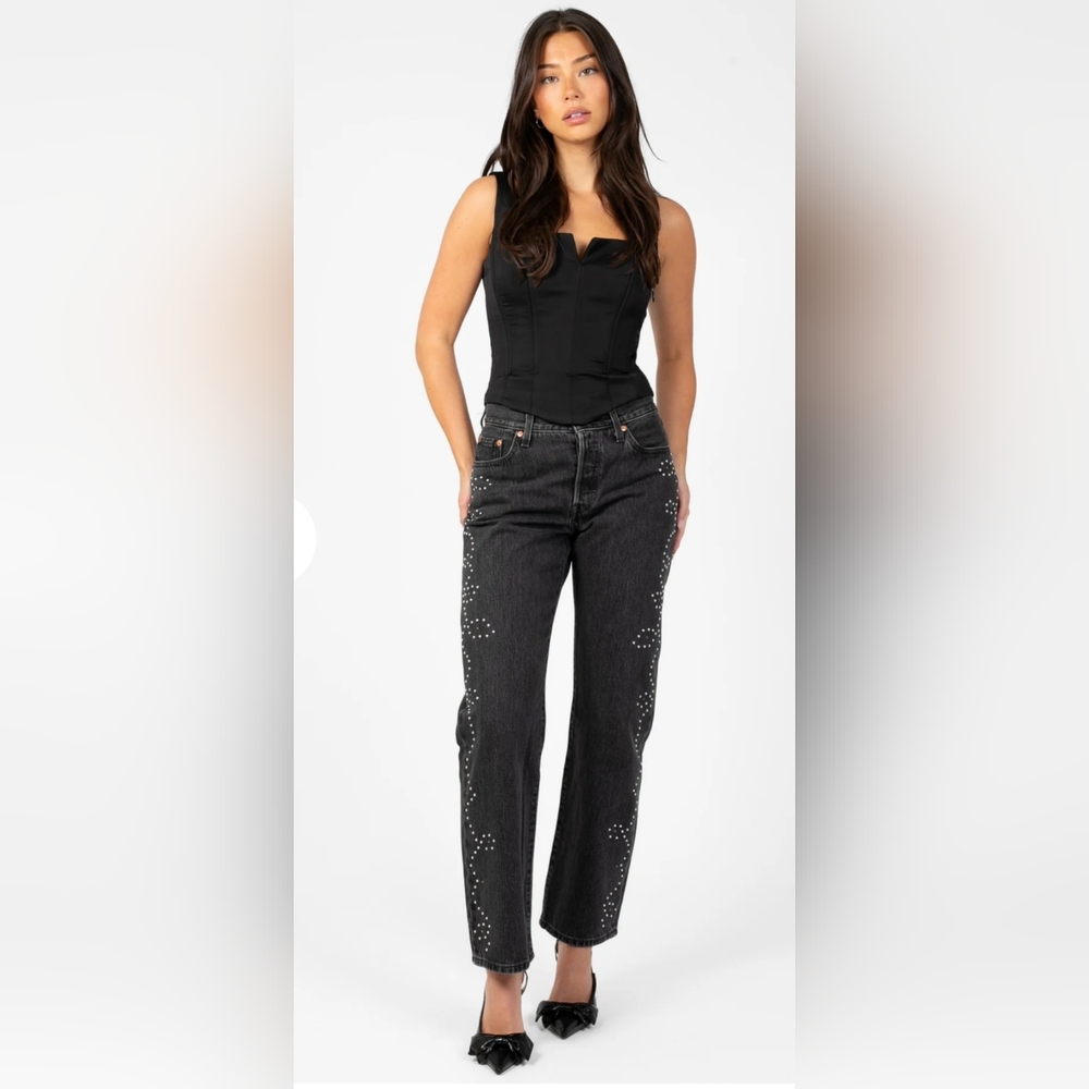Levi's® 501 BMWT  '90S Studded Jeans - Black Wash 26/30